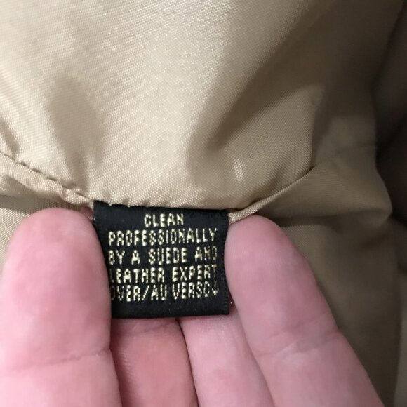 DANA BUCHMAN Woman Lambskin Leather Tan Ostrich Print Pants Size 18 Lined NWOT - Picture 4 of 13